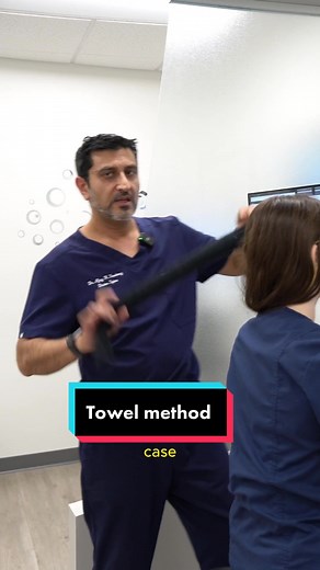 Towel Method for Neck Relief and Spine Reinforcement