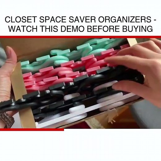 Closet Space Saver Organizers - Watch This Demo Before Buying