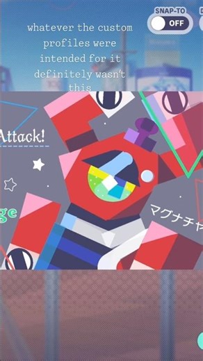 i made Magna Charge on a custom profile in pjsk because i was bored