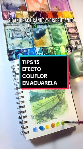 Efecto de Coliflor en Acuarela: Tutorial y Consejos