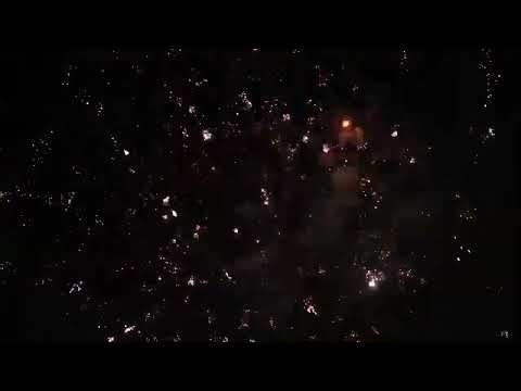 Diwali Fireworks Spectacle: Drone View of UK Celebrations