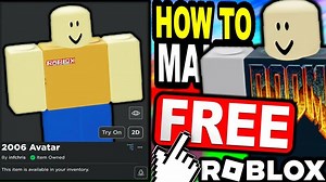 FREE 2006 Classic Roblox Avatars!  HOW TO MAKE THEM!  (Roblox 100% FREE Avatar Tricks)