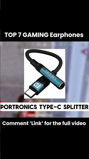 Type-C to 3.5mm Headphone Jack Splitter for Gaming 🔥 Best Audio Adapter for Mobile Gamers