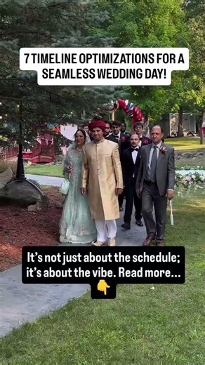 7 TIMELINE OPTIMIZATIONS FOR A SEAMLESS WEDDING DAY!