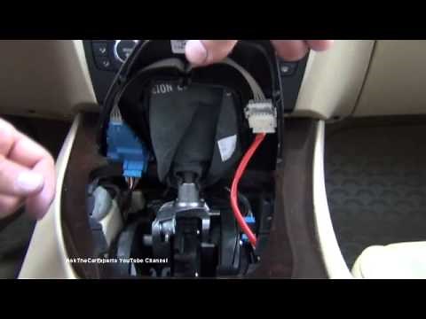 BMW 3 Series Transmission Emergency Release Procedure E90
