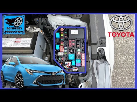 Toyota Corolla Fuse Box & OBD 2 Diagnostics Port Locations 2018+