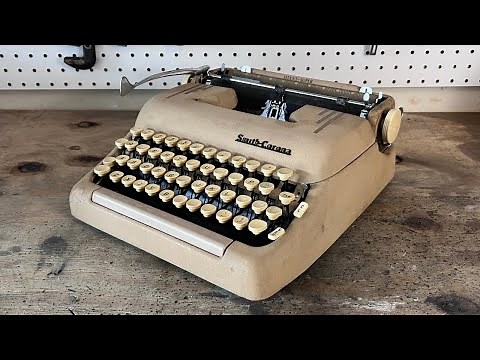 Deep Cleaning a Vintage 1956 Smith Corona Silent-Super Typewriter