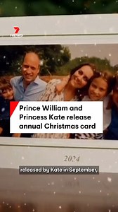 31K views · 181 reactions | The Prince and Princess of Wales have released their annual family Christmas card – with a nod to their hardest year. #royals #princewilliam #princesskate #royalfamily #christmas #news #7NEWS | 7NEWS Australia | Facebook