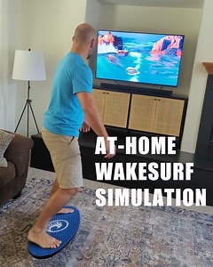 Lakesurf on Instagram: "Wakesurf at home with the new Lakesurf mobile app and a Lakesurf Balance Board! Get interactive tutorials led by a wakesurf world champ. Start with basic skills and move on to more advanced tricks! 🤙"