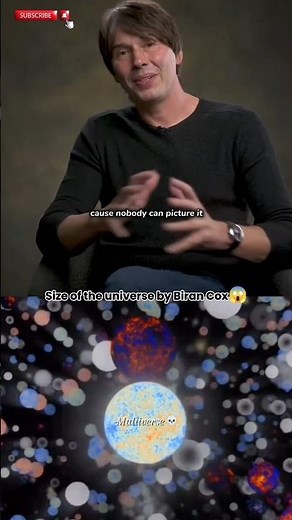 Size of the universe explained?🤔 by Brian Cox 😳 #education #spaceeducation #universe