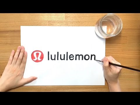 How to paint lululemon logo