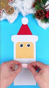 🎅 Let’s CREATE a CUTE SANTA CRAFT TOGETHER! ✨