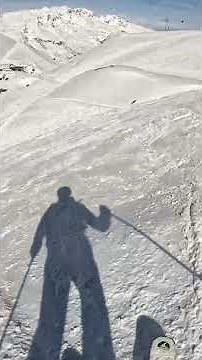 Ski Alpin - Les 2 Alpes - Piste rouge "Aiguille Rouge" 🔴⛷️ #ski #skiing #neige #montagne