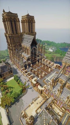 Notre Dame | Minecraft Build Timelapse #minecraft #minecraftbuilding