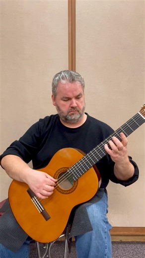 Classical Guitar String Crossing Exercise Fingerstyle