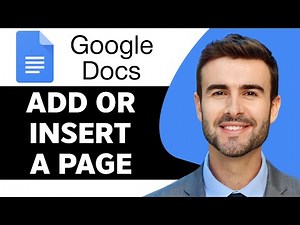 How to Add or Insert a Page in Google Docs in 2025 | Google Docs Tutorial