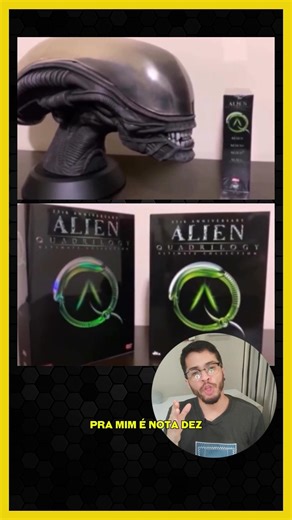 Eu amei esse box dos filmes Alien...e vocês??? #coleção #filmes #alien #dvd