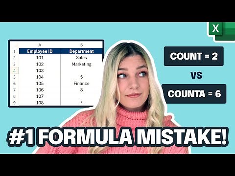 The #1 Mistake in Data Analysis: COUNT vs. COUNTA