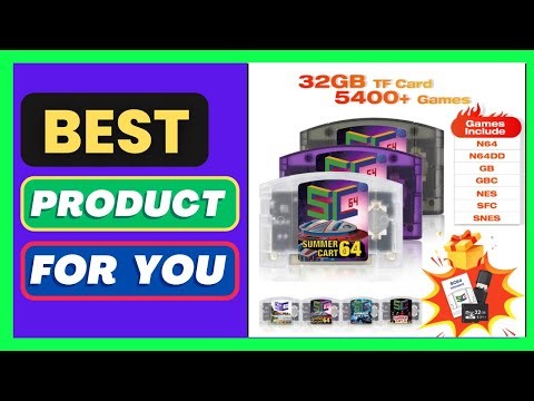 SummerCart64 Open Source N64 Game Card For Nintendo