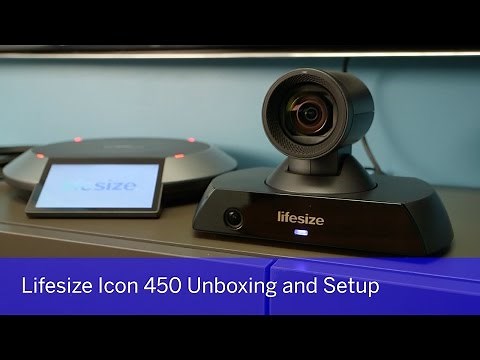 Lifesize Icon 450 Conference Camera Unboxing and Setup