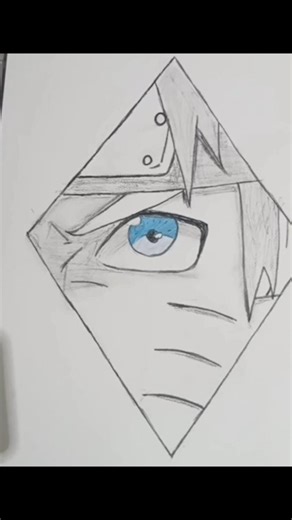 How to make naurto eyes step by step | Anime Drawing Tourial