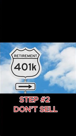 Don't sell your 401(k)...Do this instead #stockmarket #investing #marketcrash #stocks #financeshorts