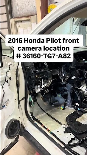 2016 Honda Pilot front camera part number 36160-TG7-A82 location on car