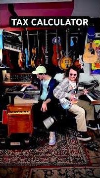 Presenting the ‘Casio Tax Calculator’. Time to compute your loot 💾💰 #casio #plasmaface #tax #synth