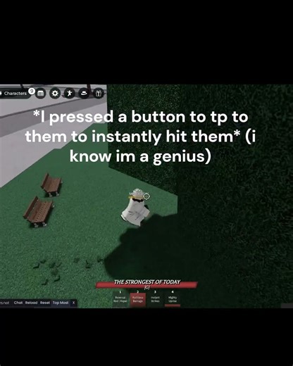 Trolling in tsb with a gojo script