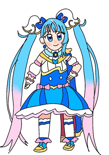 precure sky #drawing #fanart #hirogaruskyprecure #precure #sky #prettycure