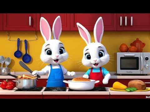 Bunny Burned the Toast Black 🐰🍞🔥 | Funny and Fun Kids Nursery Rhyme Animation