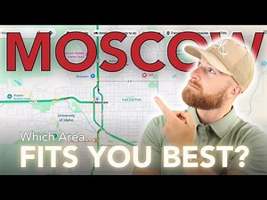 Moscow Idaho Map Tour: The COMPLETE Area Guide! (ALL 5 Parts of Town)