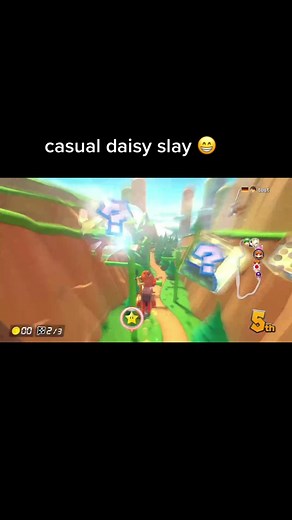 Daisy's Amazing Animations in Mario Kart