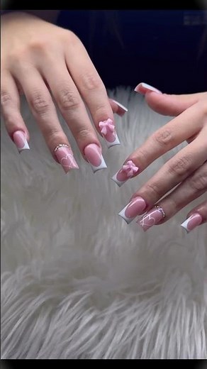 Apply Acrylic nail and Draw French - Daniel Bach