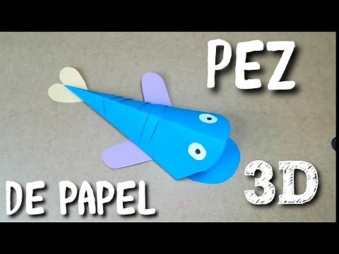 HOW TO MAKE A 3D PAPER FISH