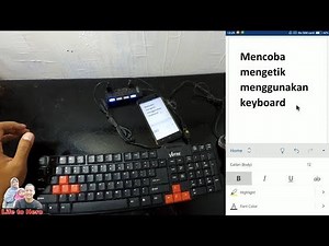 Hape Android Bisa Jadi Komputer Dengan Mouse dan Keyboard