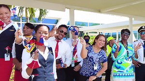 On Saturday May 15, 2021, Captain Kris Bergstrom was greeted at Owen Roberts International Airport (ORIA) with a hero's farewell and celebration as he landed his final flight after 33-years of flying for the National Airline of the Cayman Islands, Cayman Airways Limited (CAL). A symbolic Water-Cannon-Salute was conducted by the Royal Cayman Islands Fire Service as his aircraft pulled off the runway towards the terminal building, where his fellow pilots, colleagues, friends, and family formed a "