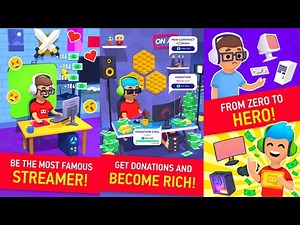 Idle Streamer - Become a new internet celebrity game