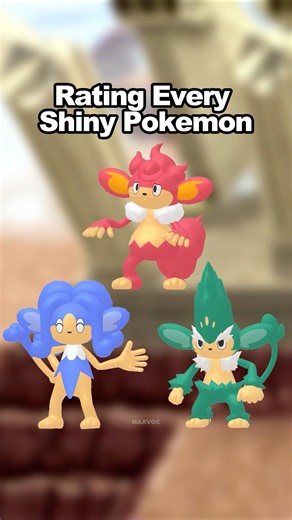 Shiny Elemental Monkeys Rating Every Shiny Pokemon #pokemon #shinypokemon