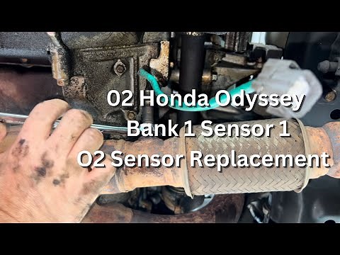 02 Honda Odyssey 3.5L Bank 1 Sensor 1 Oxygen Sensor Replacement