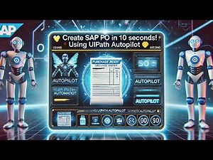 🚀 Instantly Create SAP PO! ⚡ AI-Powered UiPath Magic in Action! 🤖✨