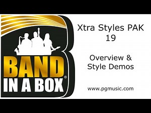 Band-in-a-Box® - Xtra Styles PAK 19 Demos