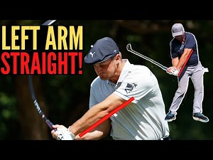 How to Keep the Left Arm STRAIGHT in the Golf Swing!