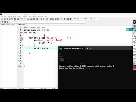 C++ Nested Loop Patterns (Left Triangle & Reverse Shapes) | Lecture 14 | The TechLight Academy