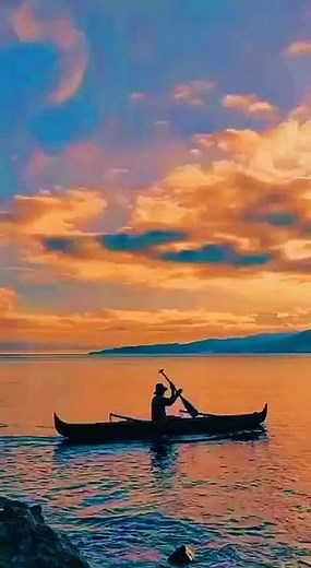 Canoeing at Sunset: A Serene Outdoor Experience