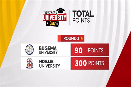 🎥 LIVE NOW #UltimateUniversityQuizS3 game 8 Rapid round Ndejje University @NdejjeUnive vs @UnivBugema On @WanLuoTv | @tvwestUG | @BukeddeTv1 Sponsored by: @BOU_Official | @UCC_Official | @Parliament_Ug | @nemaug | @HarissIntLT | Wan Luo TV