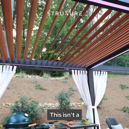 Not all motorized pergolas are created equal. You've probably seen cheaper options. Maybe you've even gotten quotes that made you think, "Why is StruXure more expensive than the cheapo versions on the market?" Here's why: The difference is in the details. While other pergolas use standard aluminum, StruXure uses aircraft-grade aluminum with a premium powder-coated finish. The kind that won't chip, rust, or fade – even after years of sun, rain, and weather. While other systems let rain seep throu