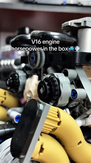 Who needs horsepower in the box? V16 engine kit. Best desk setup for car guys🚙❤️