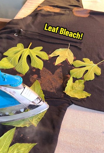Leaf Bleach: Transform Your Hoodie with Creativity!