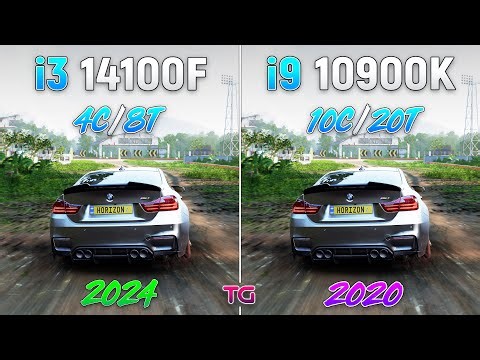Core i3 14100F vs Core i9 10900K - 4 years difference